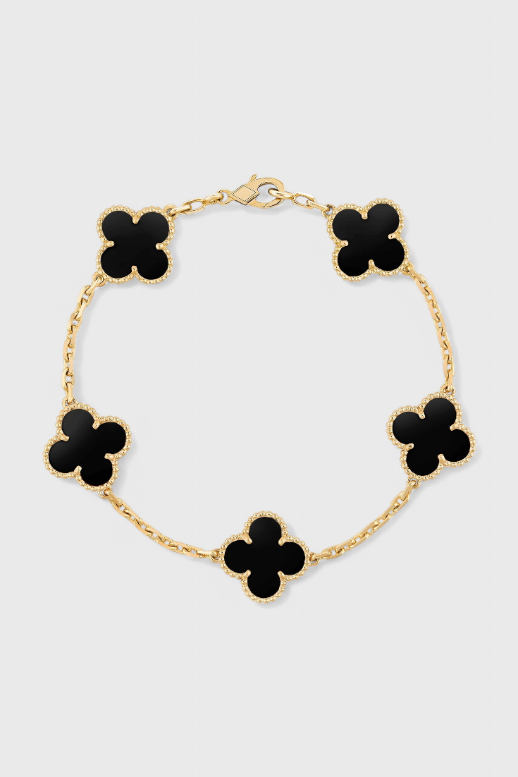 Pulsera Trébol Dorado