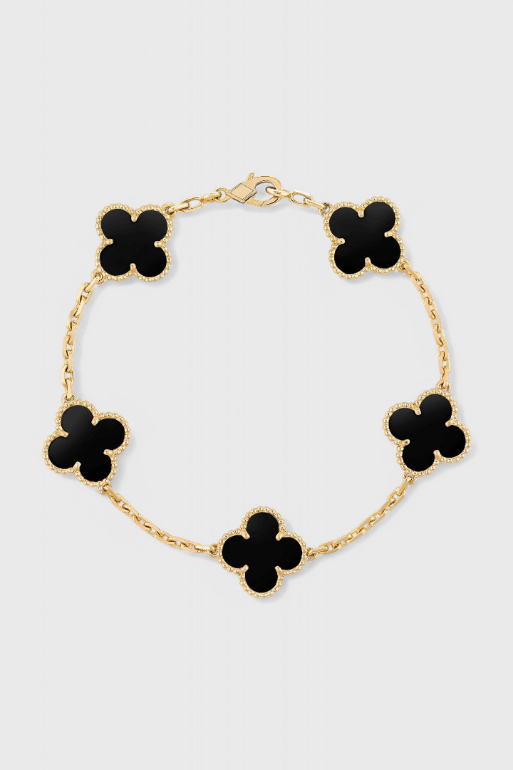 Pulsera Trébol Dorado