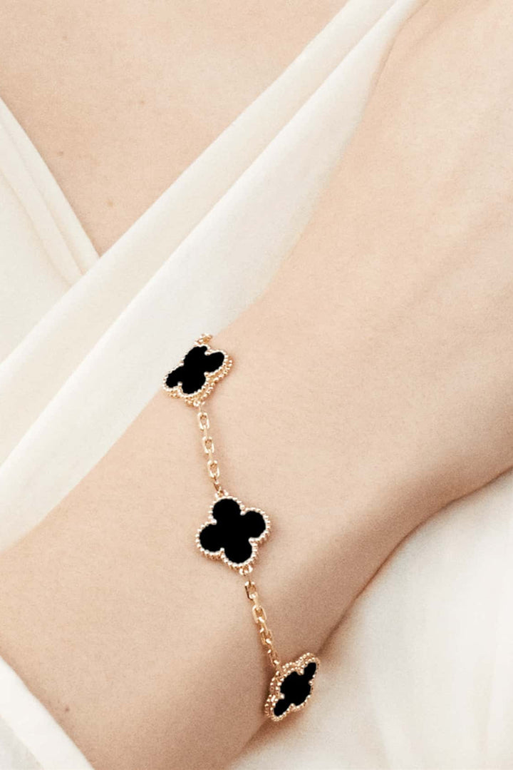 Pulsera Trébol Dorado