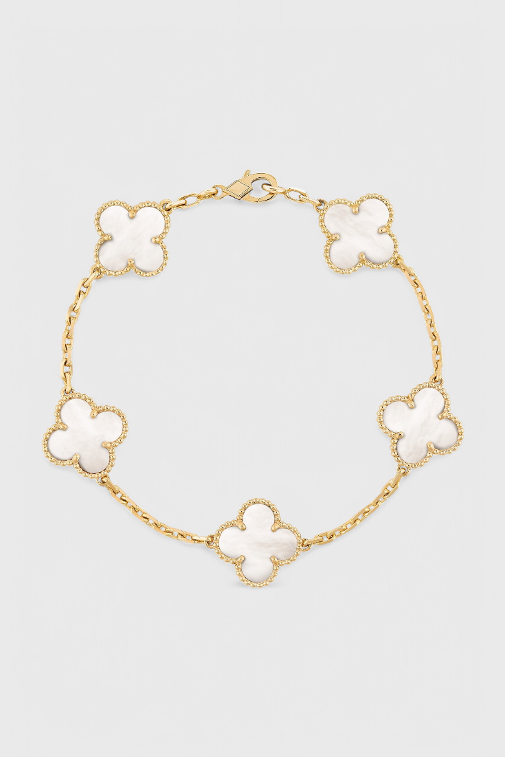 Pulsera Trébol Dorado