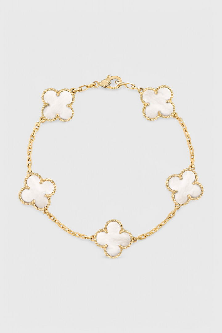 Pulsera Trébol Dorado
