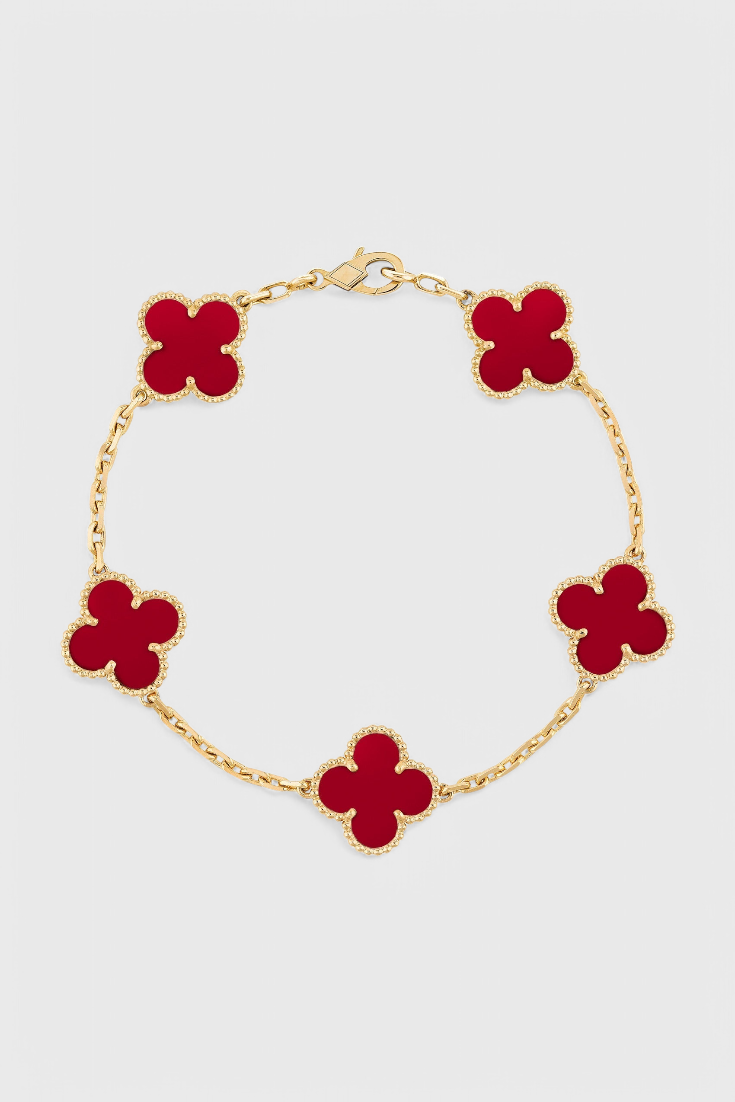 Pulsera Trébol Dorado