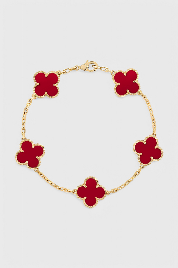 Pulsera Trébol Dorado