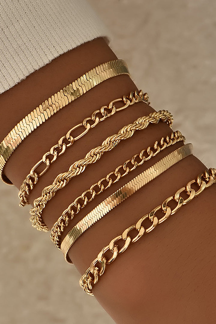 Pack Pulseras Cadena Cubana