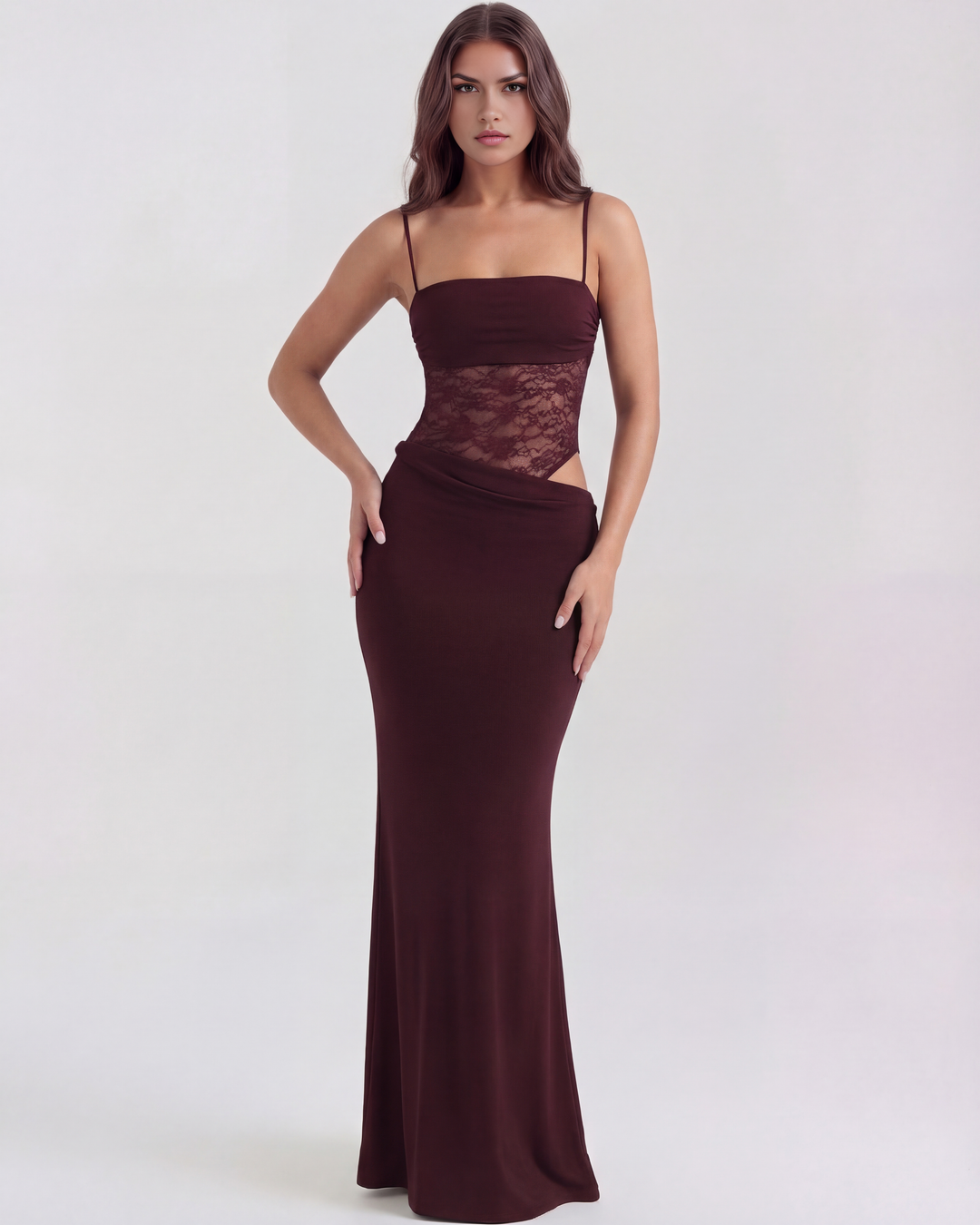 Vestido Valeria Burdeos