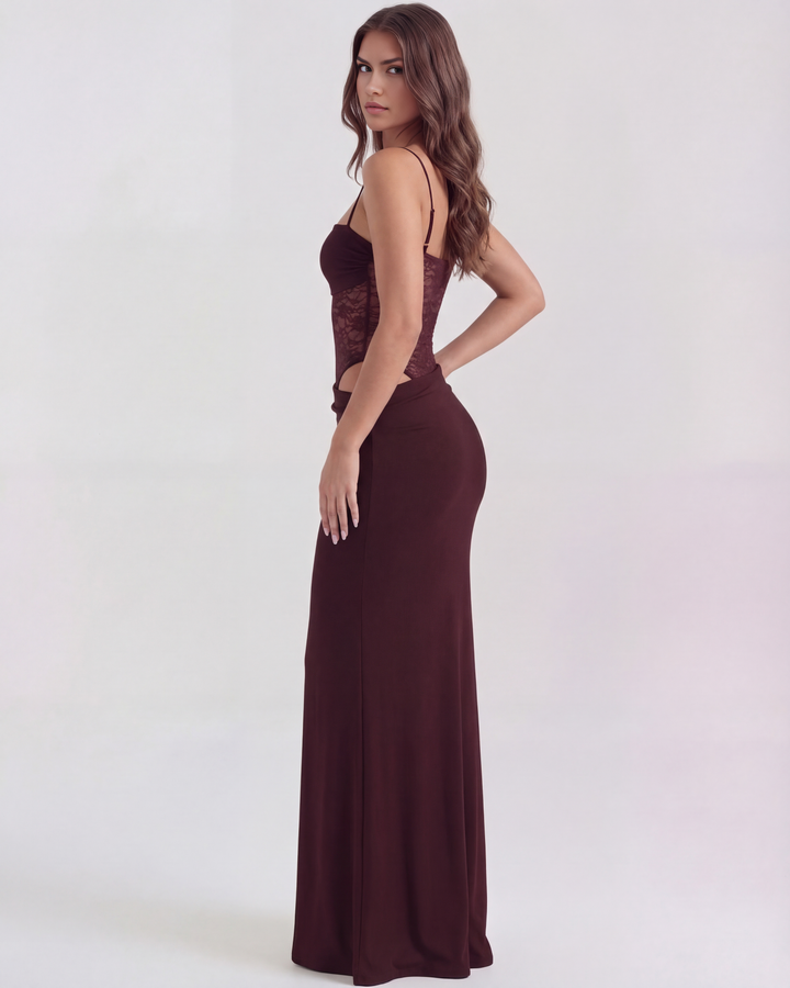 Vestido Valeria Burdeos