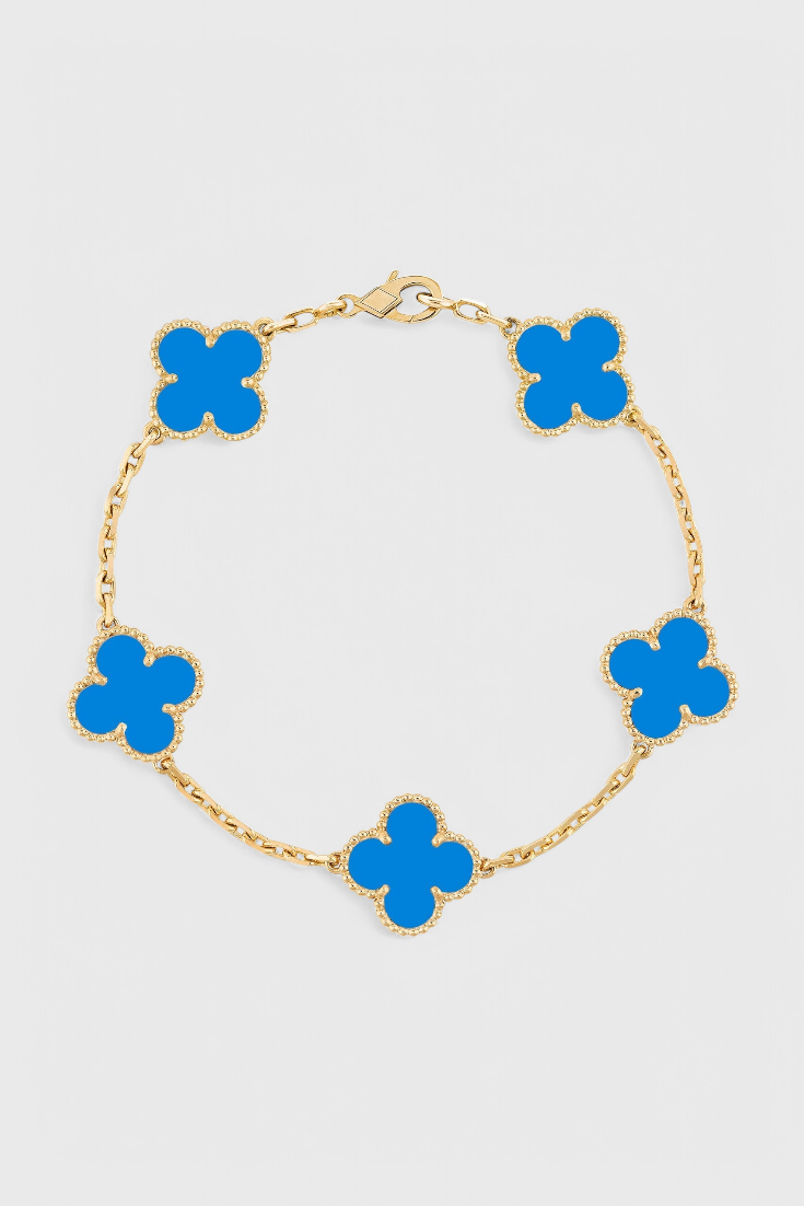 Pulsera Trébol Dorado