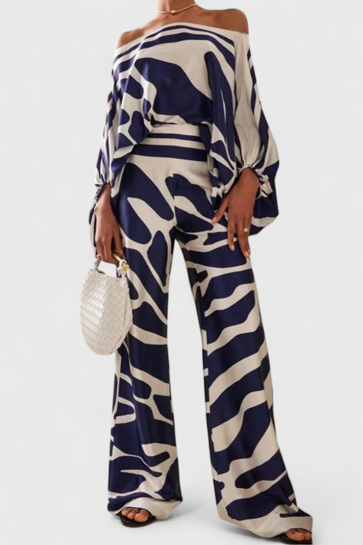 Conjunto Sybella Azul Marino