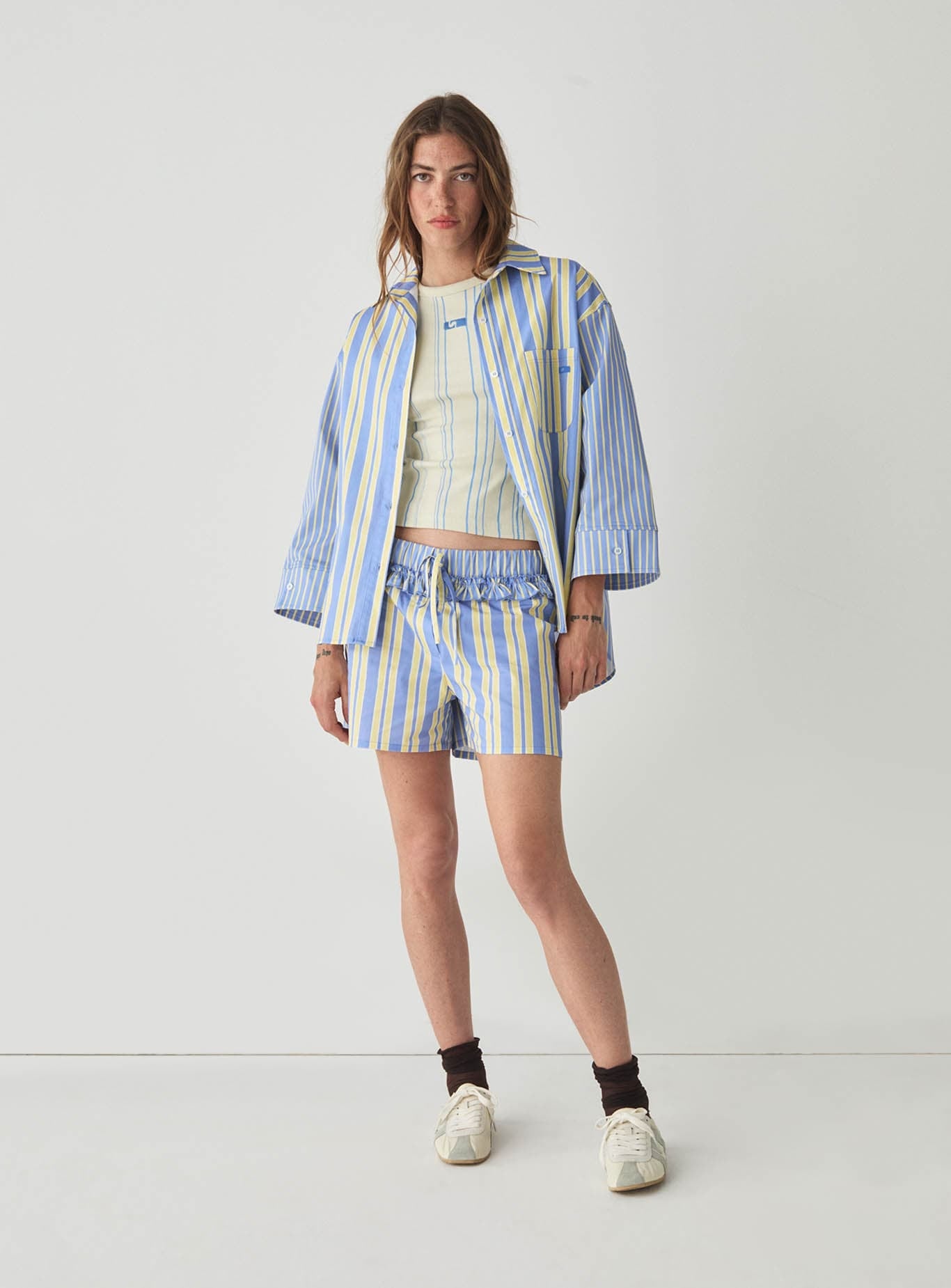 CAOS BLUE POPLIN SHIRT