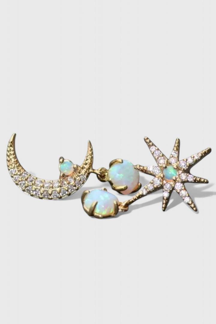 Pendientes Luna y Estrella