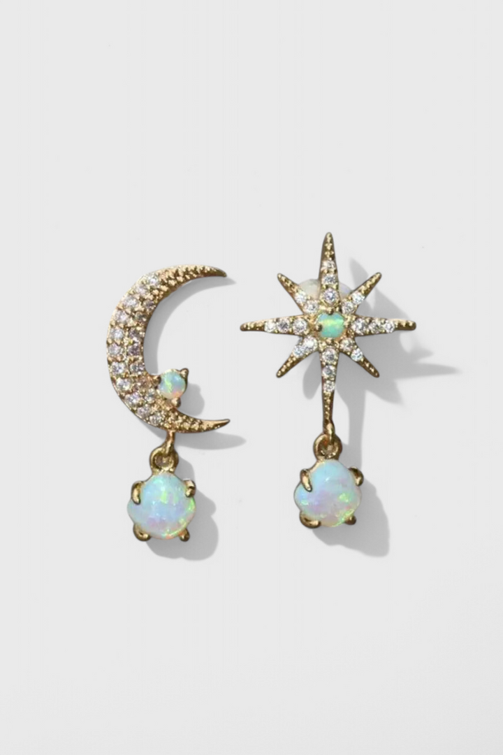 Pendientes Luna y Estrella