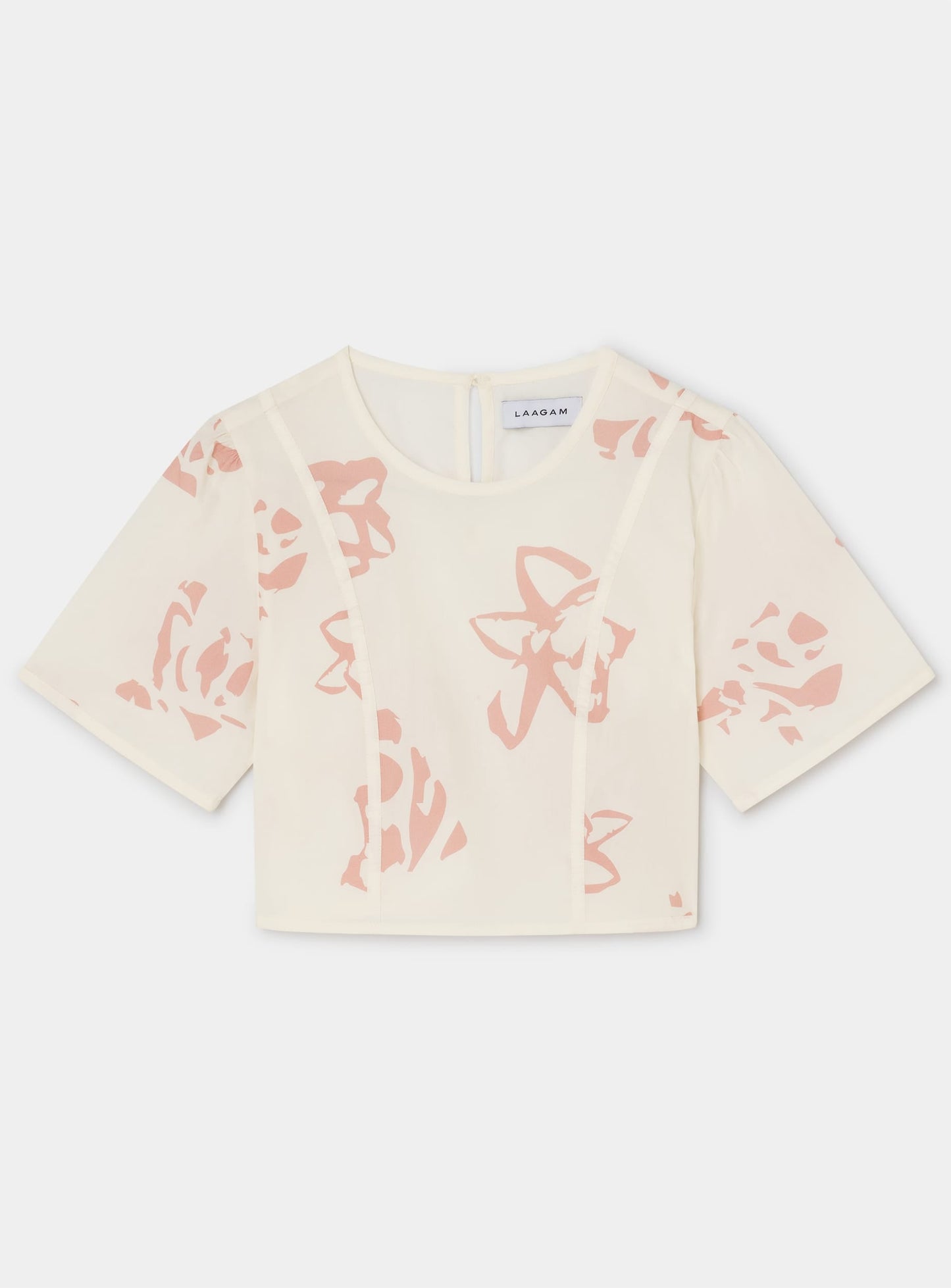 LUCILLE WHITE CROP TOP