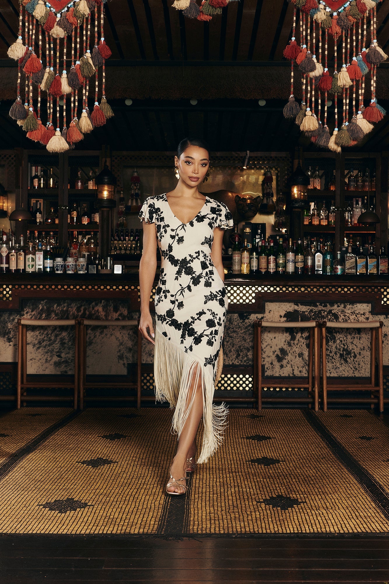 Raw Manila Dress