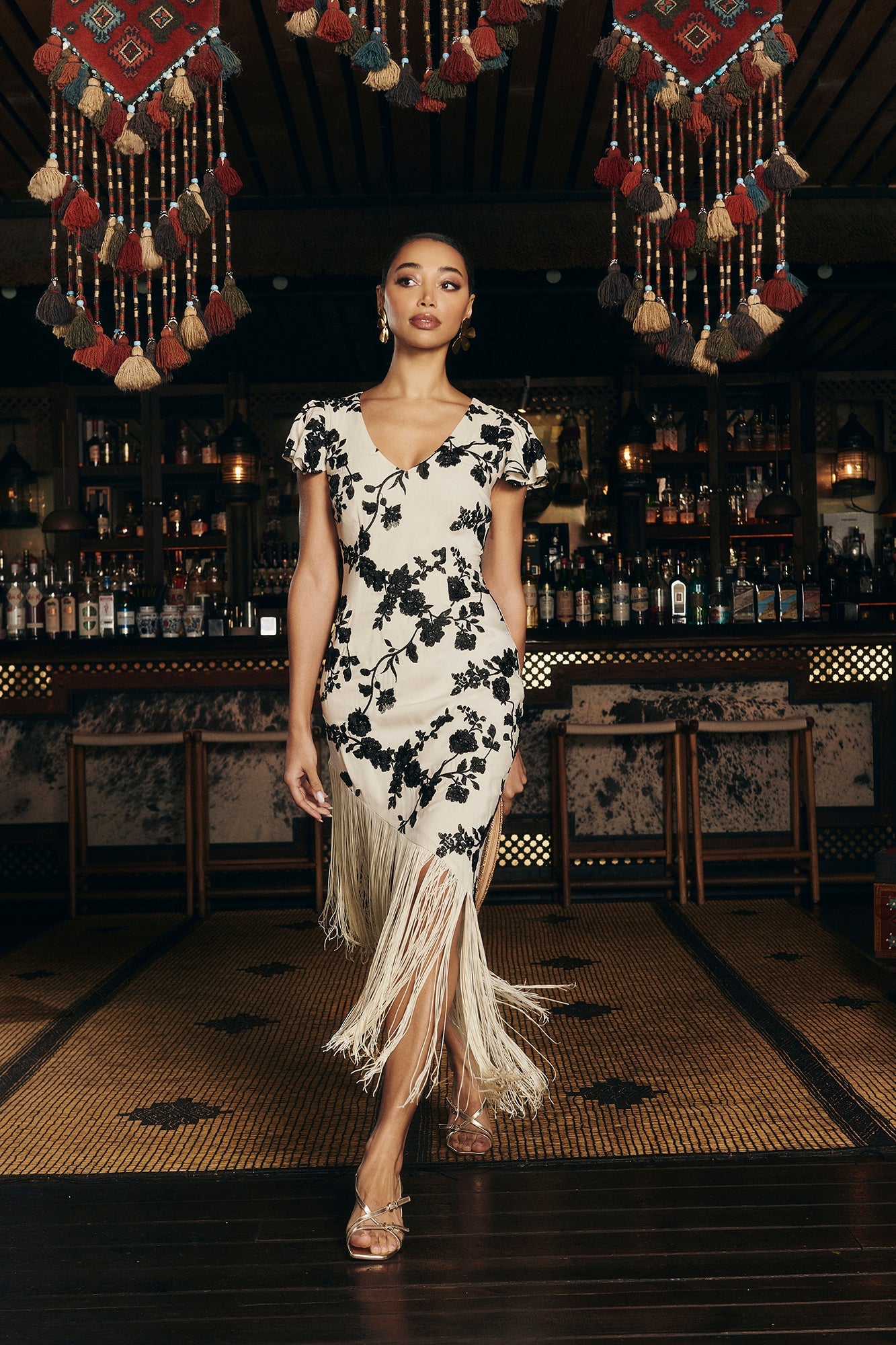 Raw Manila Dress