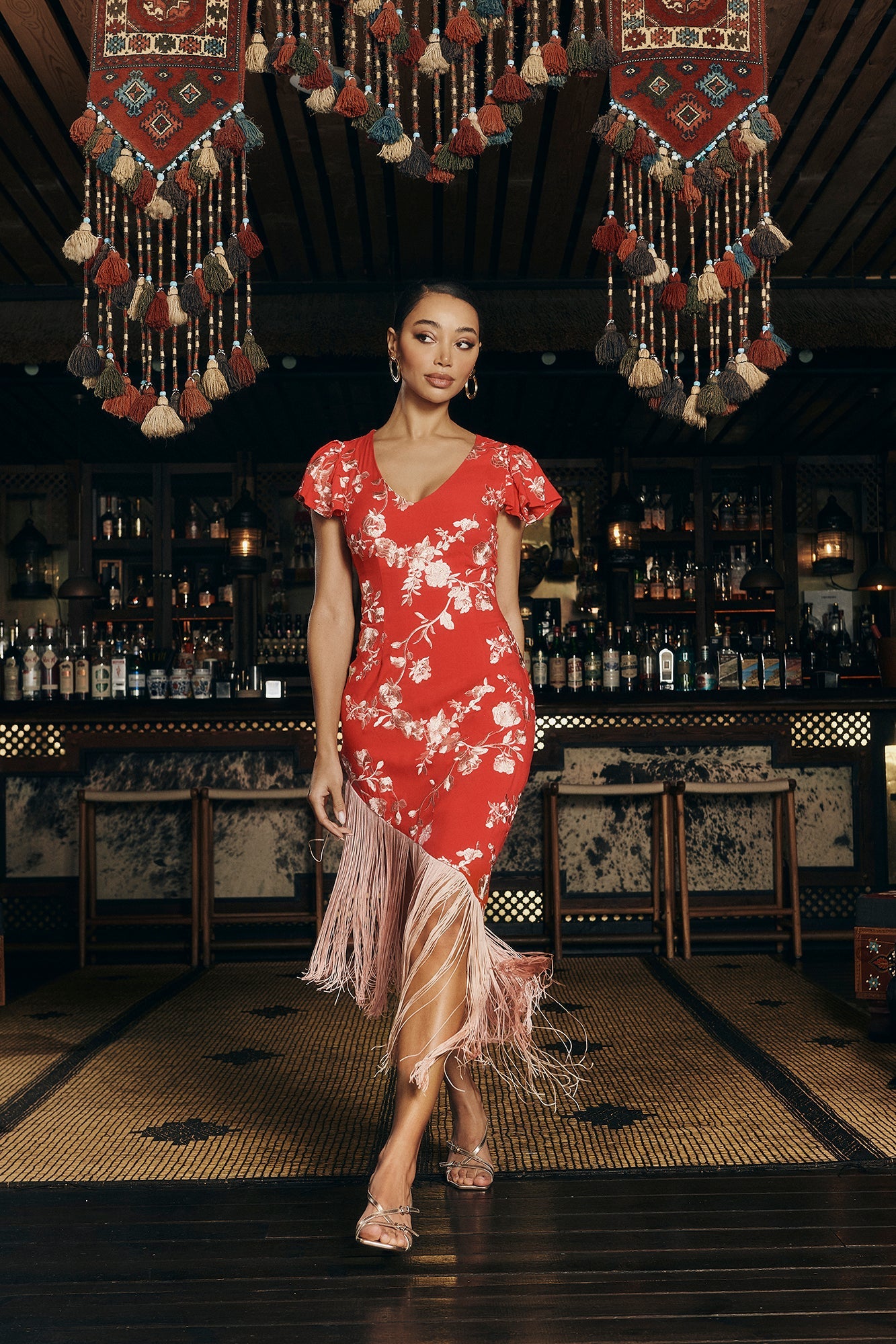 Red Manila Dress