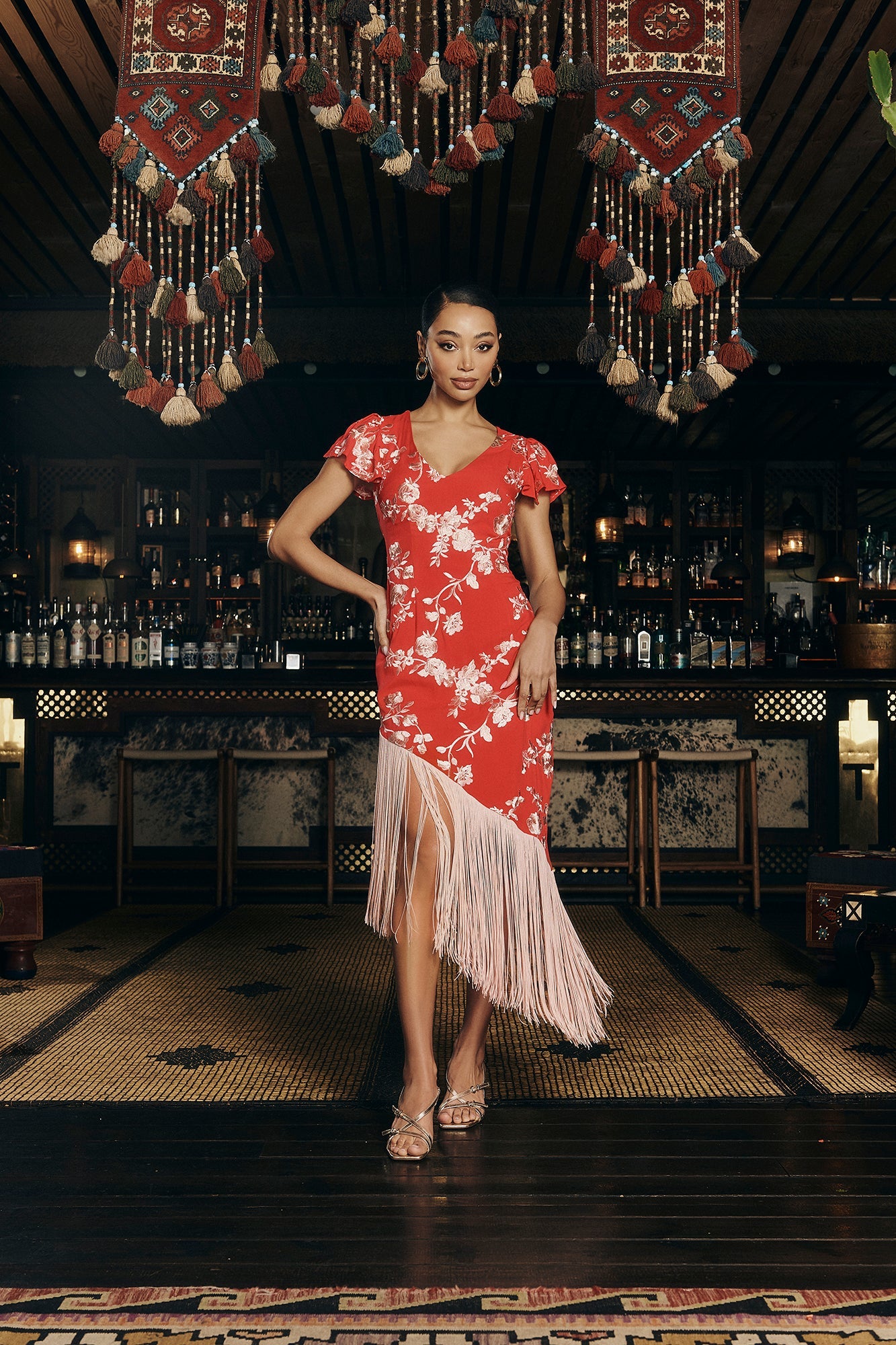 Red Manila Dress