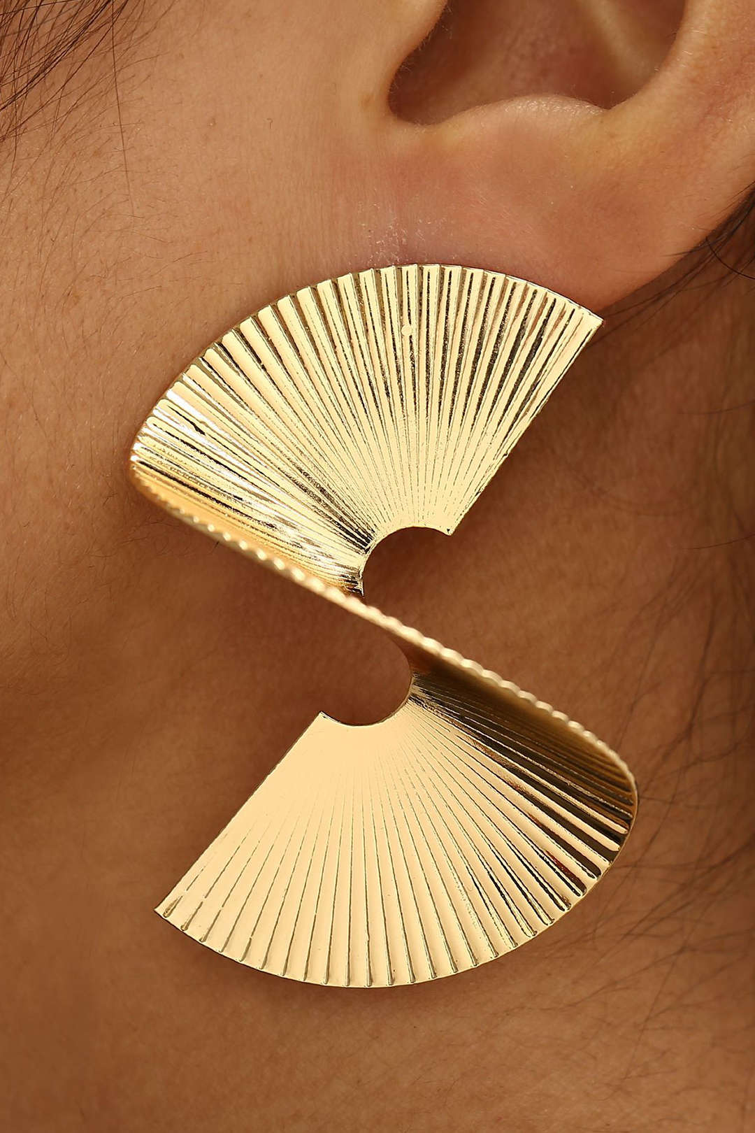 Pendientes Plisados