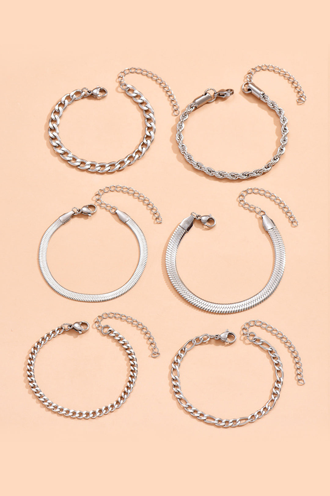 Pack Pulseras Cadena Cubana