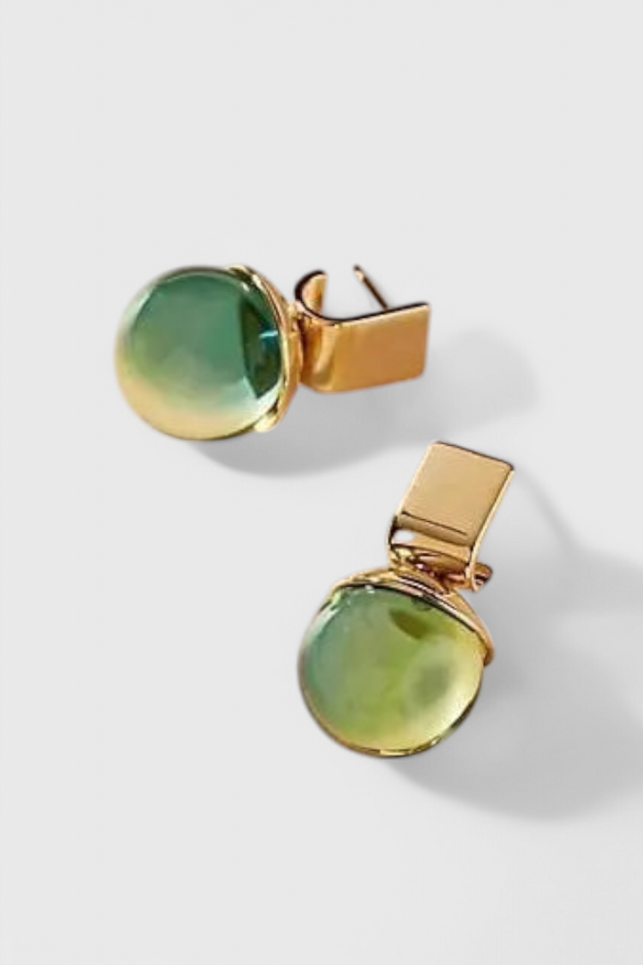 Pendientes Cristal Verde