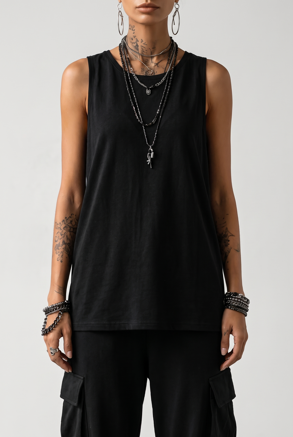 Noelia Cargo Set - Negro - close-up