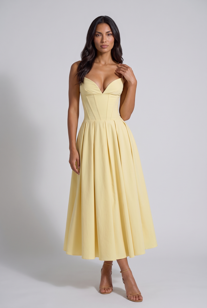 pose light yellow